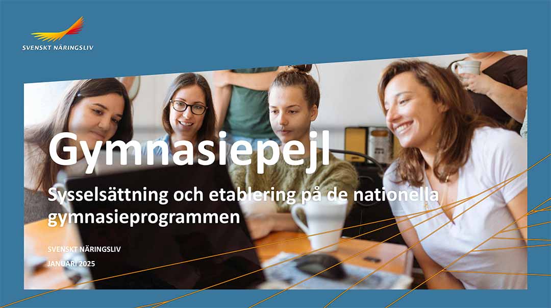 Jobb efter examen - Gymnasiepejl 2025 av Svenskt Näringsliv